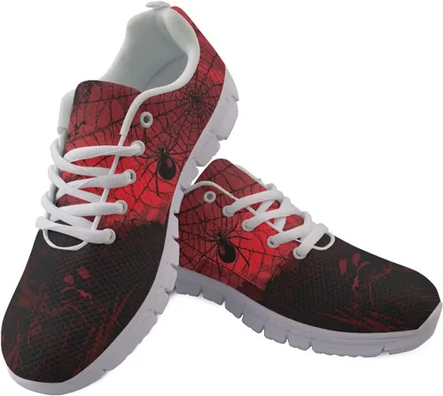Vista 38 de HUGS IDEA Zapatos deportivos ligeros con patrón de enfermería para mujer Bandera estadounidense