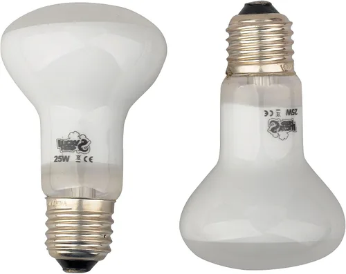 Vista 5 de LUCKY HERP Lámpara de punto de sol para reptiles, bombilla de calor de luz diurna, paquete de 2 (25 W)
