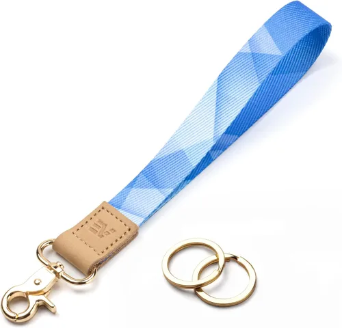 Vista 12 de EcoVision - Llaveros lindos con correa para llaves, llavero de muñeca para mujer, correa de insignia con 2 argollas para llaves