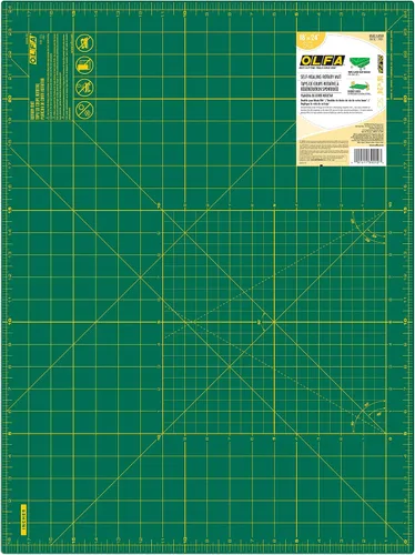 Vista 2 de Tapete de cortar Olfa con diseño reticulado