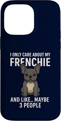 Vista 21 de I Care About My Frenchie & 3 People French Bulldog Owner Case for iPhone XR
