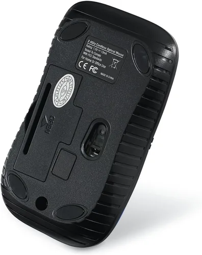 Vista 3 de Verbatim Commuter Mouse óptico inalámbrico, 2.4 GHz, 1200 DPI, azul mate