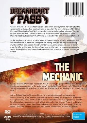 Vista 2 de 2 Movie Collection - Breakheart Pass & The Mechanic - Charles Bronson Collection - DVD Set