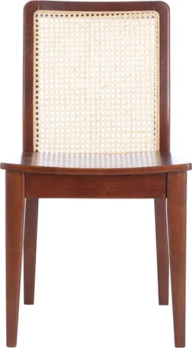 Vista 11 de Safavieh Home Collection Benicio DCH1005C-SET2 Silla de comedor de ratán negro/natural (juego de 2)