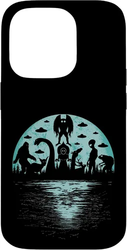 Vista 17 de Bigfoot Nessie Mothman and Aliens Cryptid Ovnis Cryptozoology - Carcasa para iPhone 17