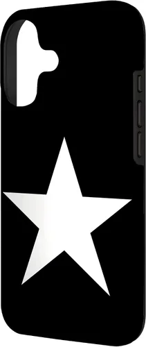 Vista 2 de Y2K Star On Front Black and White Mcbling Aesthetic 2000s Case for iPhone 17