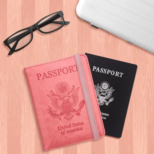 Vista 7 de Walnew RFID - Funda para pasaporte