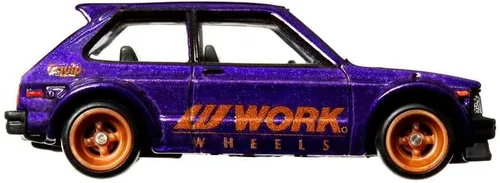Vista 3 de Hot Wheels Vehículos Car Culture Circuit Legends para niños de 3 años en adelante, 81 Toyota Starlet Kp61, colección premium de vehículos a escala