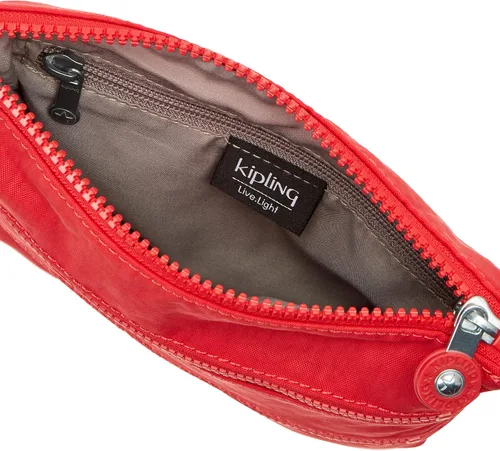 Vista 5 de Kipling Keiko - Mini bolso cruzado para mujer, bolso ligero ajustable, correa de hombro duradera, rojo rojo, Rojo (red rouge)