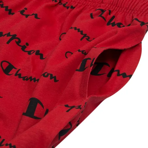 Vista 3 de Champion Pantalones cortos para hombre, grandes y altos, estampado completo, pantalones cortos de entrenamiento para hombre