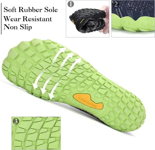 Vista 7 de SAGUARO Men's Women's Barefoot Minimalist Shoes Athletic Hiking Water Shoes for Aqua Swimming Trail Running Cross Training