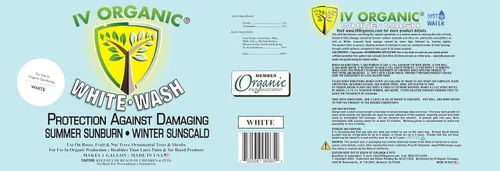 Vista 5 de IV Organic Protector de plantas de lavado blanco, 1 galón (blanco)