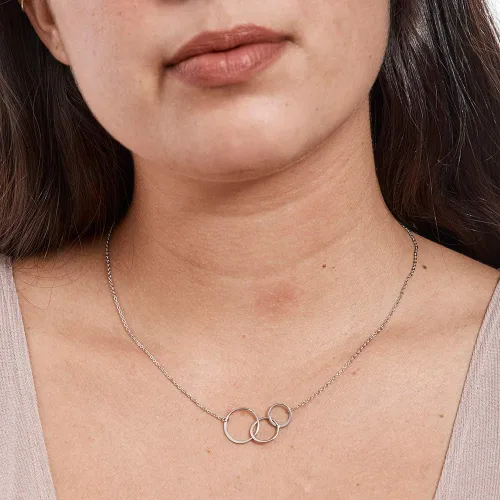 Vista 3 de Dear Ava Collar de regalo para mujeres y niñas, colgante de joyería moderna ajustable, idea de regalo de amor para ella con tarjeta sincera, regalos