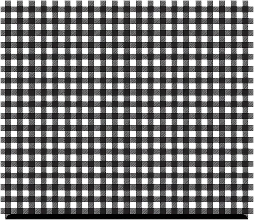 Vista 5 de HTV con estampado de día en blanco y negro (19.66 x 36 pulgadas), tablero de ajedrez B&W