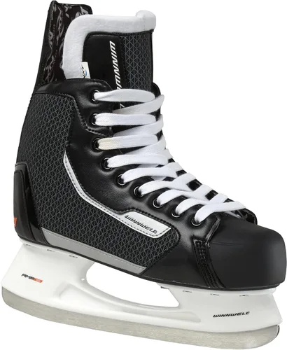 Vista 4 de Winnwell Patines de hockey sobre hielo AMP300 Tallas de patinaje para personas mayores, jóvenes, jóvenes Chicos, niñas, jóvenes, hombres