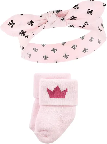 Vista 6 de Hudson Baby baby-girls Headband and Socks Set