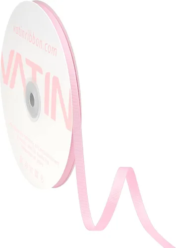 Vista 161 de VATIN Cinta de Grogrén Negra, 1-1/2" x 50 Yardas Continuas, Cinta de Grogrén de Poliéster Negra, Usar para Lazos de Bricolaje, Accesorios