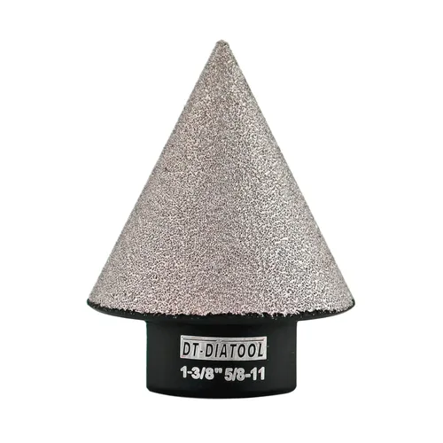 Vista 22 de DT-DIATOOL Brocas biseladas de diamante - Broca de corona de diamante de 4/5 pulgadas x 5/8"-11 rosca para agrandar, recortar, dar forma a agujeros