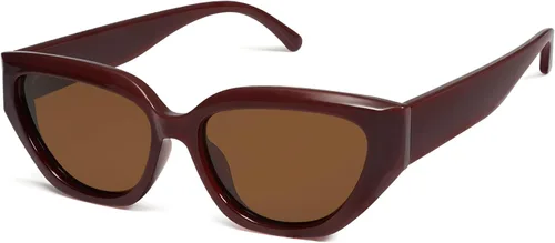 Vista 6 de SOJOS Gafas de sol polarizadas de ojo de gato lindo de moda para mujer Cateye SJ2237