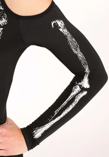 Vista 5 de Disfraz para mujer Skeleton Bodysuit Multicolor