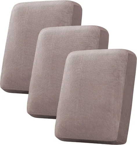 Vista 37 de H.VERSAILTEX Funda de cojín elástica de terciopelo para sofá, funda de cojín de felpa para cojines de silla, protector de muebles, cojín de asiento