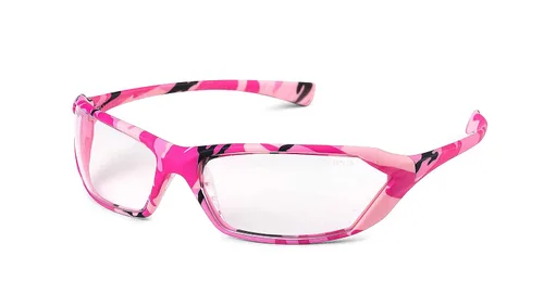 Vista 3 de Gateway Safety 23CL5M Metro Gafas de Seguridad Ultra-Elegantes para los Ojos, Lente Espejo Bronce, Marco Caramelo