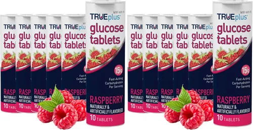 Vista 7 de TRUEplus Tabletas de glucosa, sabor naranja, 10 unidades, 6 tubos