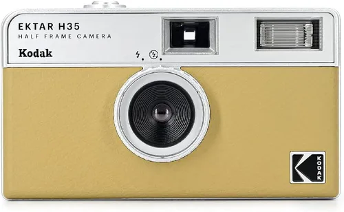 Vista 5 de Kodak EKTAR H35 Cámara de película de medio marco (negro, paquete con película 24exp)