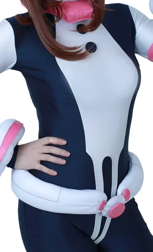 Vista 6 de miccostumes Disfraz de héroe de anime para mujer, disfraz de cosplay con pieza de cintura y cuello