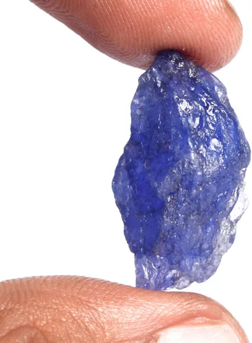 Vista 2 de GEMHUB Zafiro azul certificado EGL de 18.30 quilates en bruto para joyas, Gema, azul