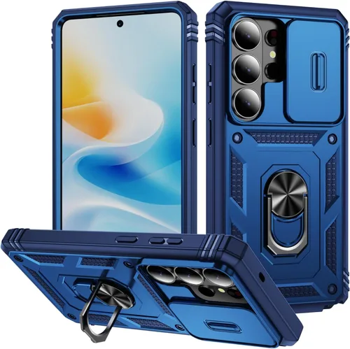 Vista 45 de Funda para Galaxy Note 20 Ultra, a prueba de golpes, resistente a los impactos con cubierta protectora de lente deslizante para Samsung Galaxy Note