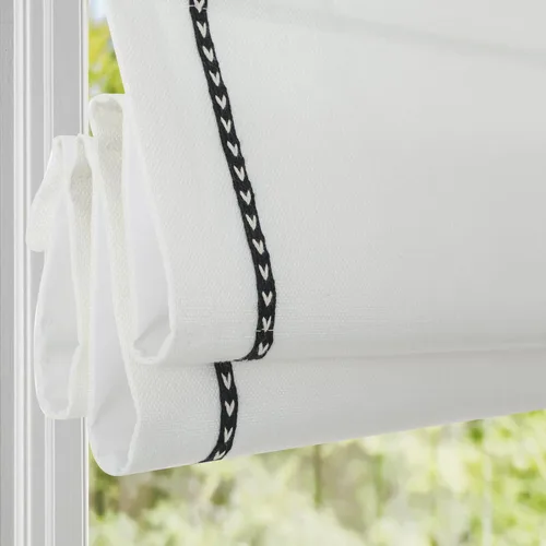 Vista 13 de Persianas romanas sin cuerda para ventanas, persianas opacas para el hogar, persianas romanas de tela personalizadas para oscurecer la habitación