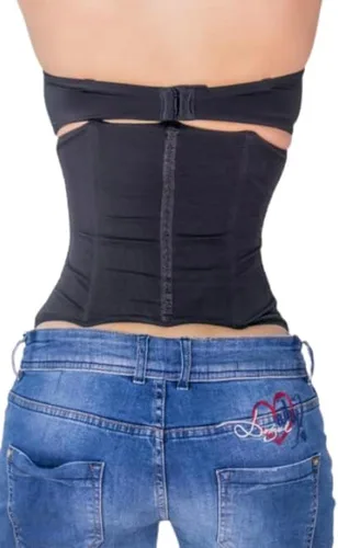 Vista 3 de Faja Cinturilla, corsé debajo del busto, faja de cintura