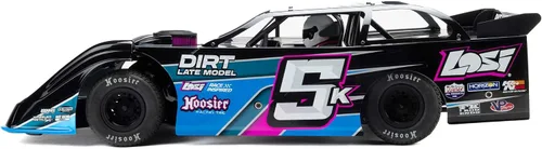 Vista 6 de Losi 22S RC Car Dirt Modelo tardío, azul, 1/10 2WD RTR Dirt Oval
