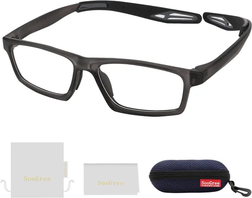 Vista 12 de SooGree Gafas de racquetball, gafas deportivas, gafas de seguridad para pickleball baloncesto fútbol gafas anti absorción de golpes