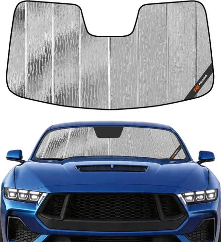 Vista 9 de Pigenius Parasol de parabrisas para Ford Mustang Coupe 2005-2009 - Salvaguarda