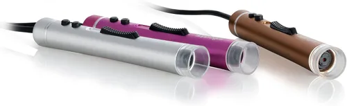 Vista 3 de B010-S 2.0MP 1~300X De Mano Fácil Control USB Microscopio Digital Lupa De Lupa Con LED Y Soporte - Plata