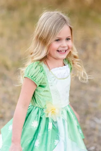 Vista 4 de Little Adventures Classic Lily Pad princesa disfraz de vestir