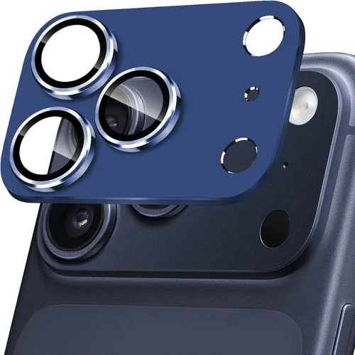 Vista 62 de Protector de Lente de Cámara para iPhone 14 / iPhone 14 Plus Película de Cubierta de Cámara de Metal, Vidrio Templado 9H, Antiarañazos, Compatible