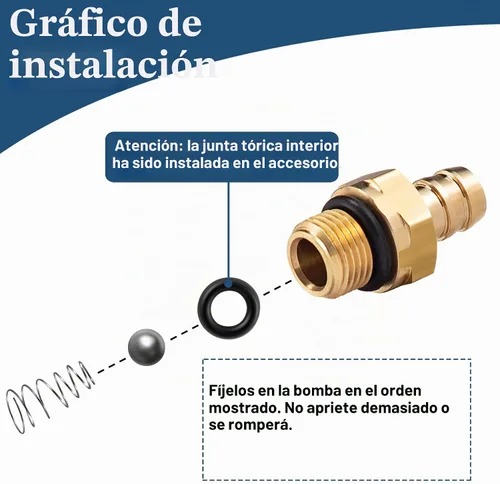Vista 3 de Raincovo Kit de inyector de químicos, inyector de jabón para lavadora a presión, rosca macho BSP de 1/8 pulgada 27