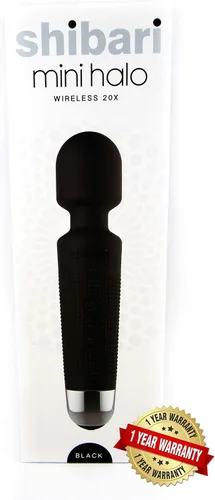 Vista 7 de Shibari Mini Vibrador Halo, Masajeador de Varita, Inalámbrico, Silencioso, Alta Potencia e Impermeable, Estimulación del Clítoris por Vibración