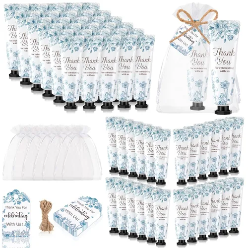 Vista 10 de 48 Juegos de Crema de Manos de Flores Silvestres para Baby Shower Regalos Obsequios de Fiesta de Crema de Manos para Invitados Regalo de Flores