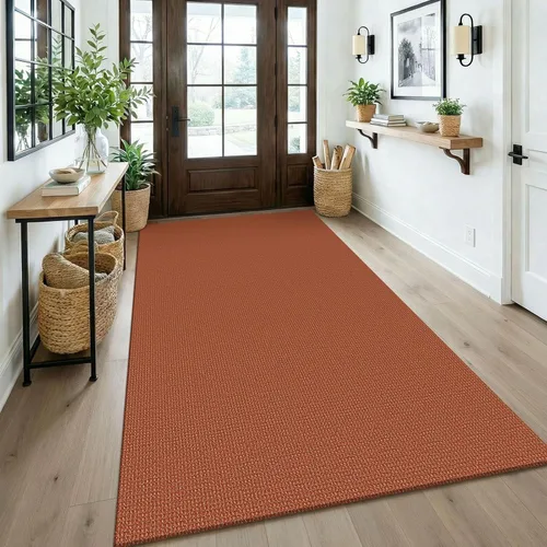 Vista 211 de KOZYFLY - Tapete para puerta de interior, lavable, pequeña, antideslizante, con respaldo de goma, felpudo de algodón para el hogar, color negro