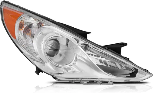 Vista 4 de ECCPP Conjunto de faros para Hyundai Sonata 2011-2014 Faros delanteros del lado del conductor y del pasajero
