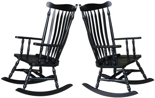 Vista 7 de International Concepts Williamsburg Rocker Antique Black