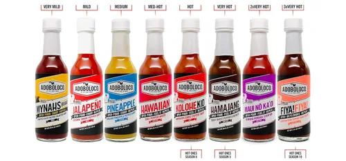 Vista 7 de Adoboloco ¡Salsa picante FIYA! FIYA! (paquete de 3) Salsa de 5 oz Mezcla de salsa de chile ardiente extremadamente picante súper sabrosa