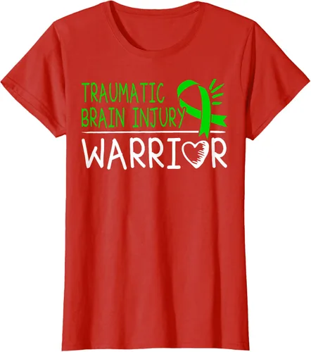 Vista 64 de Camiseta de lesión intracraneal - Camiseta de conciencia TBI, Negro, S