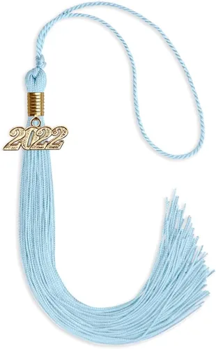 Vista 81 de Endea Graduation - Borla de un solo color con fecha dorada (Oro Antiguo, 2020)