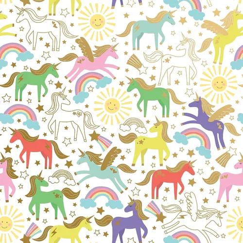 Vista 8 de Jillson Roberts Papel de regalo a granel, globo blanco, 1/4 resma 208' x 30