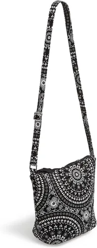 Vista 2 de Vera Bradley Bolso bandolera de algodón para mujer